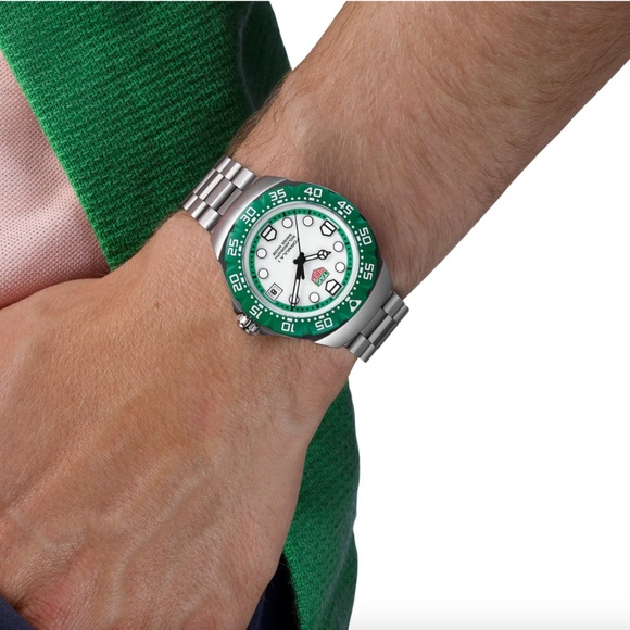 TAG HEUER FORMULA 1 SOLARGRAPH Limited Edition Green 1/3000 Ever Made! NWT! - Picture 2 of 7